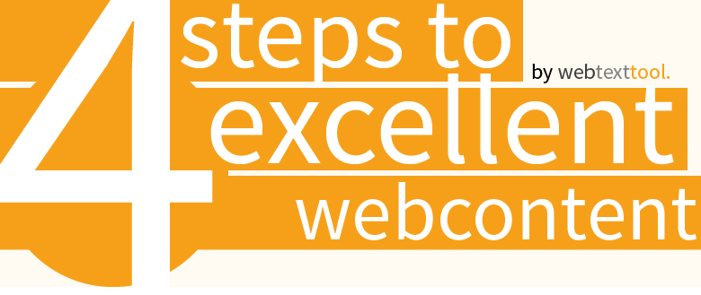 4 Simple Steps To Excellent Webcontent [Infographic]