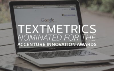 Textmetrics has been nominated for the Accenture Innovation Awards