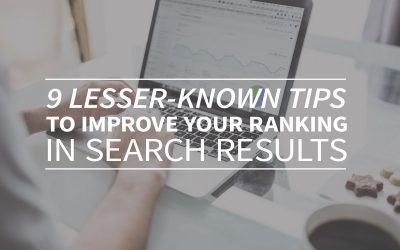 9 lesser-known tips to improve your ranking in search results