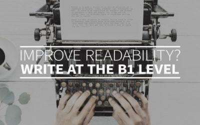 Improve readability? Write at the B1 level