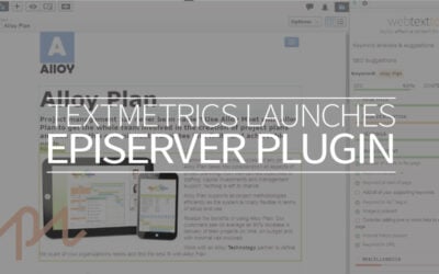 Textmetrics launches Episerver CMS plugin