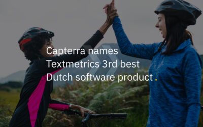 Capterra names Textmetrics 3rd best Dutch software product