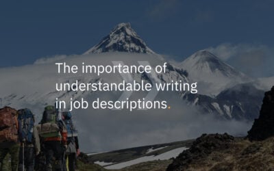 The importance of writing job descriptions at the understandable B1 level