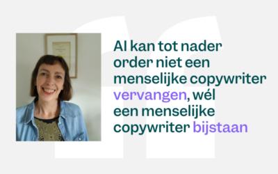 Copywriter Natacha Hinoul over AI in copywriting